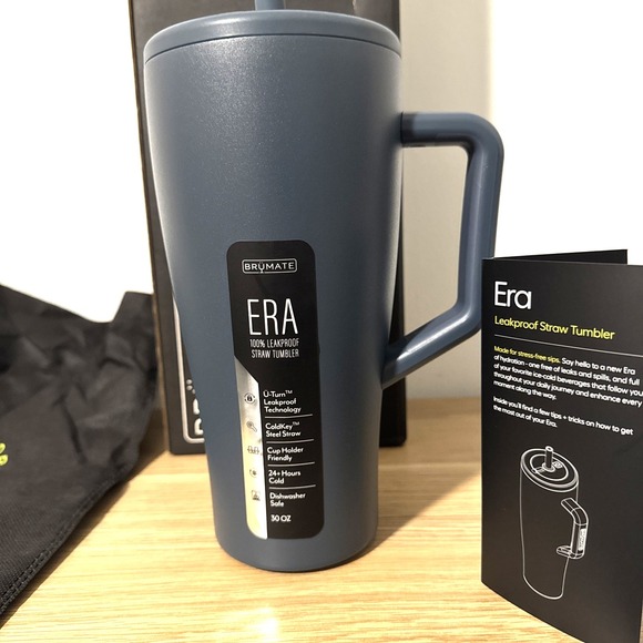 30oz Insulated BrüMate Era Midnight Blue Tumbler 100% Leakproof Brand New In Box - Picture 3 of 5